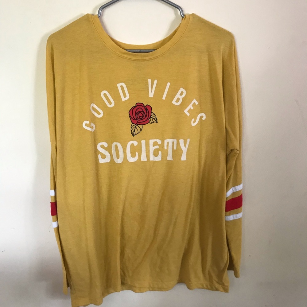 A long sleeve top